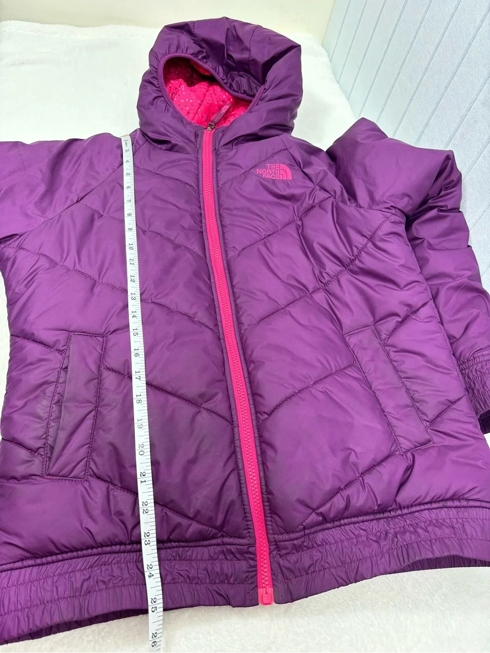 The North Face Kids Girl's Reversible Perrito Jacket Big Kids Size XL18